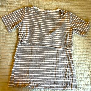 Lot of 5 maternity shirts/ nursing shirts size Medium